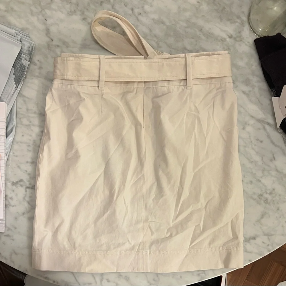 Gucci ivory/white belted bamboo skirt - Picture 10 of 13